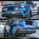 BMW 4-serie G22/23/26 2020– Achterbumper diffuser FRP V4 (M-Sport) foto 4
