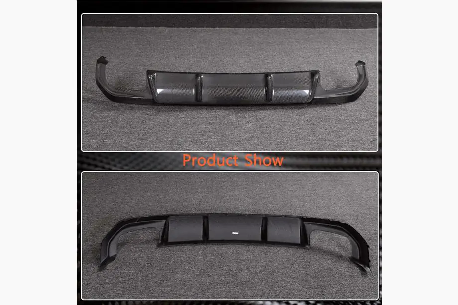 BMW 4-serie G22/23/26 2020– Achterbumper diffuser V2 (voor G26 M-Sport, carbon) Foto 6