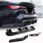 BMW 4-serie G22/23/26 2020– Achterbumperdiffuser V5 (voor G82/G83, carbon) foto 1