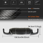 BMW 5 Serie F10/F11 2010–2016 Achterbumper diffuser carbon V2 (M-Sport) foto 4