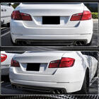 BMW 5 Serie F10/F11 2010–2016 Achterbumper diffuser (voor F10 Base 2010-2013, carbon) foto 3