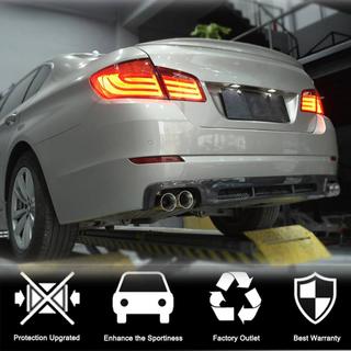 Achterbumper diffuser (voor F10 Base 2010-2013, carbon) BMW 5 Serie F10/F11 2010–2016 foto 2