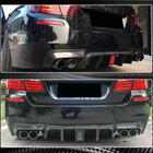 BMW 5 Serie F10/F11 2010–2016 Achterbumper diffuser V2 (voor F10 M-Sport, carbon) foto 5
