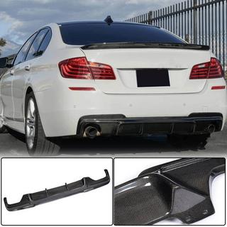 Achterbumperdiffuser V3 (voor F10 M-Sport, carbon) BMW 5 Serie F10/F11 2010–2016 foto 1