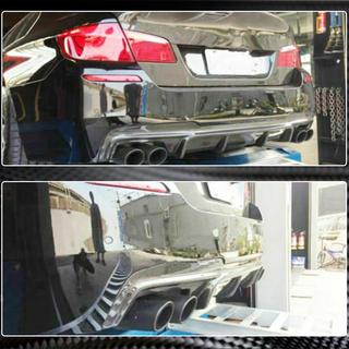 Achterbumperdiffuser V3 (voor F10 M-Sport, carbon) BMW 5 Serie F10/F11 2010–2016 foto 4