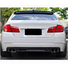 BMW 5 Serie F10/F11 2010–2016 Achterbumper diffuser V4 (voor F10 M-Sport, carbon) foto 2
