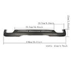 BMW 5 Serie F10/F11 2010–2016 Achterbumper diffuser V4 (voor F10 M-Sport, carbon) foto 5