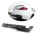 BMW 5 Serie F10/F11 2010–2016 Achterbumper diffuser V5 (voor F10 M-Sport, carbon) foto 1