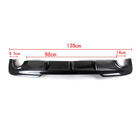 BMW 5 Serie F10/F11 2010–2016 Achterbumper diffuser V5 (voor F10 M-Sport, carbon) foto 6
