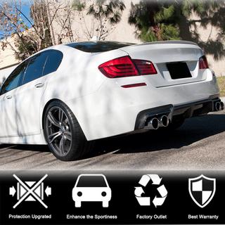 Achterbumperdiffuser V4 (voor F10 M5, carbon) BMW 5 Serie F10/F11 2010–2016 foto 2