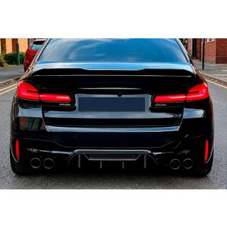 Achterbumper diffuser V1 (voor M5 F90, carbon) BMW 5 Serie G30/G31 2017–2023 foto 3