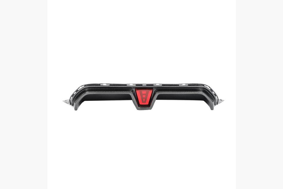 BMW 5 Serie G30/G31 2017–2023 Achterbumper diffuser V2 (voor M5 F90, carbon) Foto 2