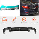 BMW 5 Serie G30/G31 2017–2023 Achterbumper diffuser V3 (voor M-Sport/M5 F90, carbon) foto 2