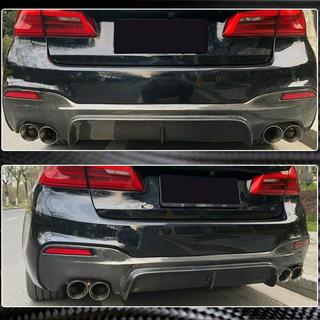 Achterbumper diffuser V3 (voor M-Sport/M5 F90, carbon) BMW 5 Serie G30/G31 2017–2023 foto 3