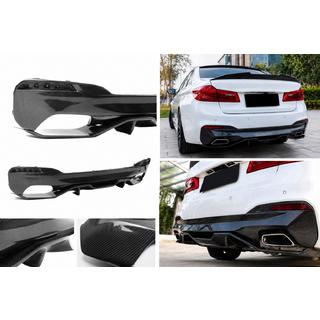 Achterbumperdiffuser V4 (voor M-Sport/M5 F90, carbon) BMW 5 Serie G30/G31 2017–2023 foto 1