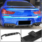 BMW 6-serie F12/F13/F06 2011–2018 Achterbumper diffuser V1 (voor M-Sport/M6, carbon) foto 1