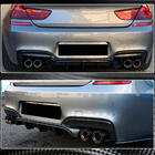 BMW 6-serie F12/F13/F06 2011–2018 Achterbumper diffuser V1 (voor M-Sport/M6, carbon) foto 3