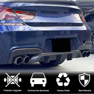 Achterbumper diffuser V1 (voor M-Sport/M6, carbon) BMW 6-serie F12/F13/F06 2011–2018 foto 2