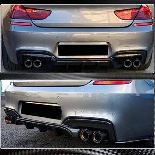 Achterbumper diffuser V1 (voor M-Sport/M6, carbon) BMW 6-serie F12/F13/F06 2011–2018 foto 3