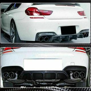 Achterbumper diffuser V1 (voor M-Sport/M6, carbon) BMW 6-serie F12/F13/F06 2011–2018 foto 4