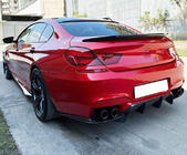 BMW 6-serie F12/F13/F06 2011–2018 Achterbumper diffuser V1 (voor M6, carbon) foto 3