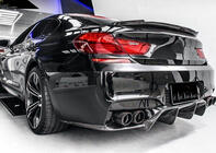 BMW 6-serie F12/F13/F06 2011–2018 Achterbumper diffuser V1 (voor M6, carbon) foto 7