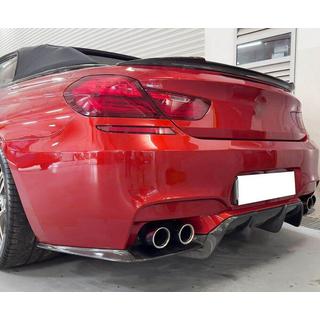 Achterbumper diffuser V1 (voor M6, carbon) BMW 6-serie F12/F13/F06 2011–2018 foto 3