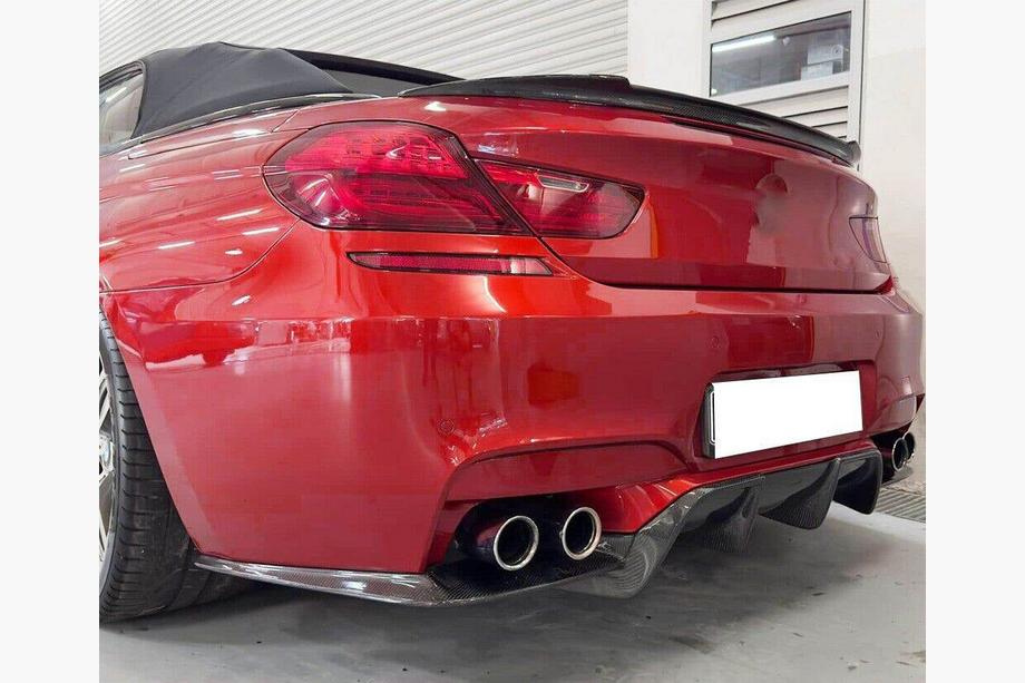 BMW 6-serie F12/F13/F06 2011–2018 Achterbumper diffuser FRP V2 (voor M6) Foto 3