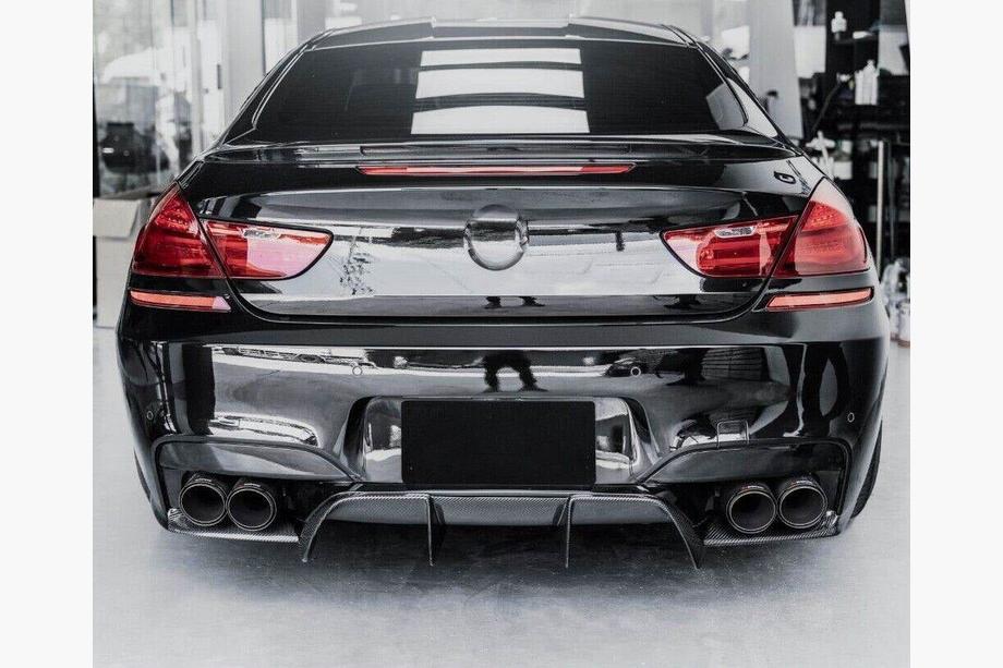 BMW 6-serie F12/F13/F06 2011–2018 Achterbumper diffuser FRP V2 (voor M6) Foto 4