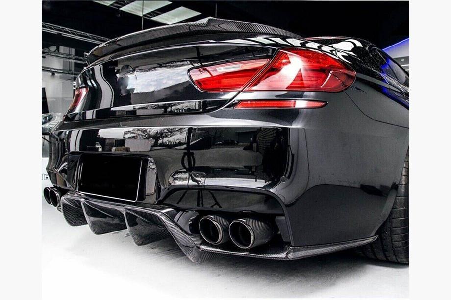 BMW 6-serie F12/F13/F06 2011–2018 Achterbumper diffuser FRP V2 (voor M6) Foto 5