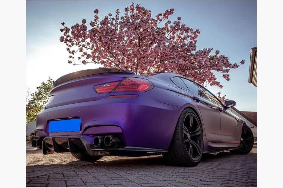 BMW 6-serie F12/F13/F06 2011–2018 Achterbumper diffuser FRP V2 (voor M6) Foto 7