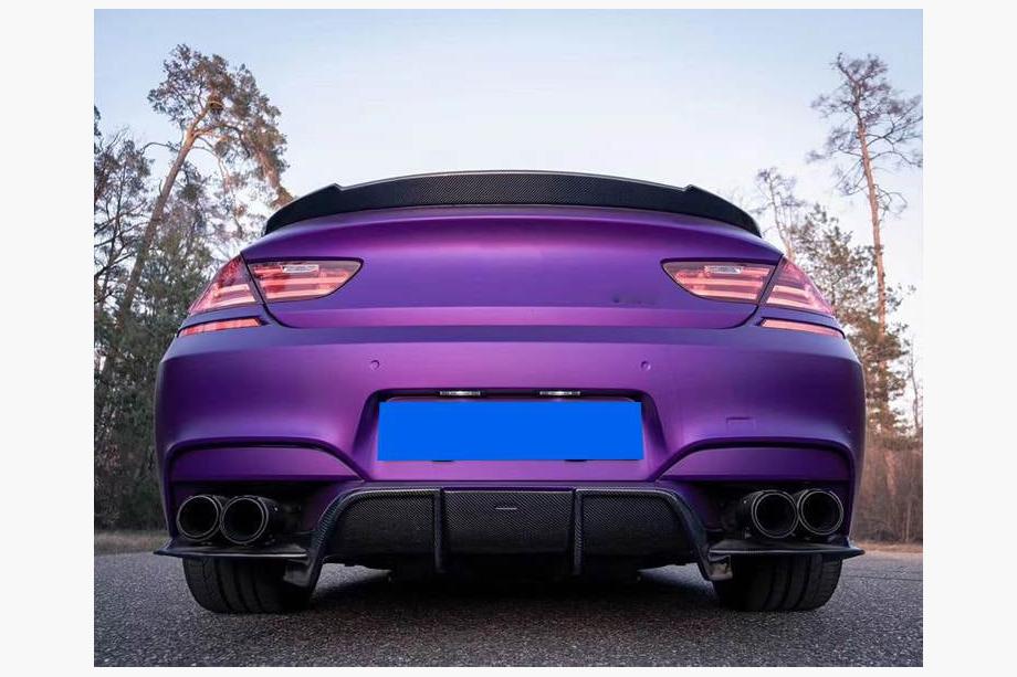 BMW 6-serie F12/F13/F06 2011–2018 Achterbumper diffuser FRP V2 (voor M6) Foto 8