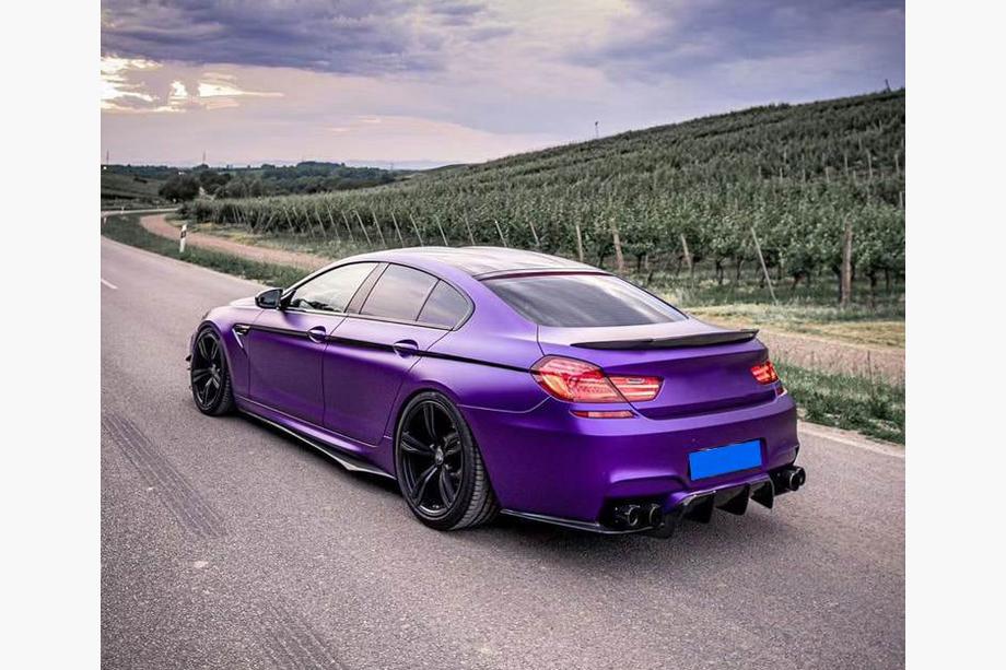 BMW 6-serie F12/F13/F06 2011–2018 Achterbumper diffuser FRP V2 (voor M6) Foto 10