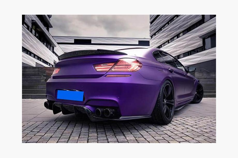 BMW 6-serie F12/F13/F06 2011–2018 Achterbumper diffuser FRP V2 (voor M6) Foto 11