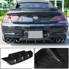 BMW 6-serie F12/F13/F06 2011–2018 Achterbumper diffuser V2 (voor M6, carbon) foto 1