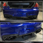 BMW 6-serie F12/F13/F06 2011–2018 Achterbumper diffuser V3 (voor M6, carbon) foto 5