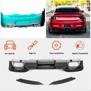 Achterbumper diffuser V3 (voor M6, carbon) BMW 6-serie F12/F13/F06 2011–2018 foto 2