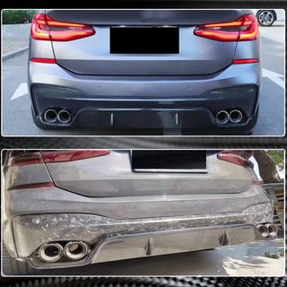 Achterbumperdiffuser V1 (voor M-Sport 2017-2020, Carbon) BMW 6-serie G32 2017– foto 4