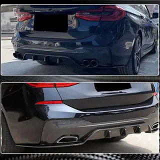 Achterbumper diffuser V2 (voor M-Sport 2017-2020, carbon) foto 4