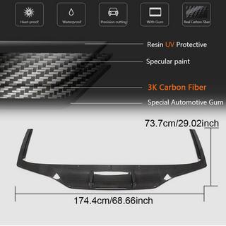 Achterbumper diffuser carbon (voor M-Sport 2019-2022, carbon) BMW 7 Serie G11/G12 2015–2022 foto 4