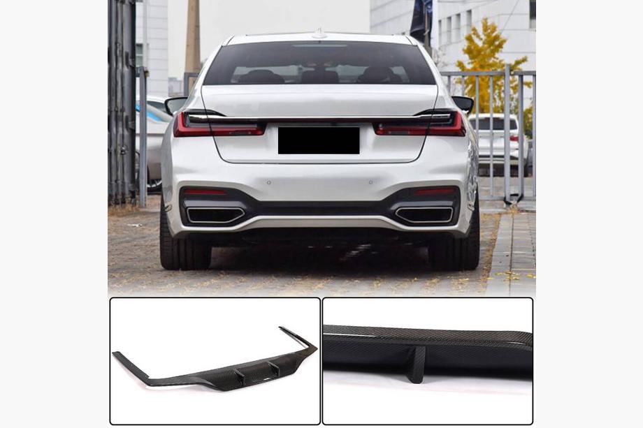 BMW 7 Serie G11/G12 2015–2022 Achterbumper diffuser carbon (voor M-Sport 2019-2022, carbon) Image