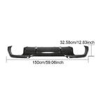 BMW 8-serie G14/G15/G16 2018– Achterbumperdiffuser (voor F93, carbon) foto 8