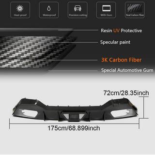 Achterbumper diffuser V1 (voor G14/G15 M-Sport, carbon) BMW 8-serie G14/G15/G16 2018– foto 4