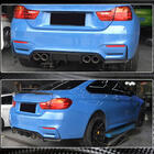 BMW 3 Serie F30/F31 2012–2019 Achterbumper diffuser V4 (voor F80, carbon) foto 5