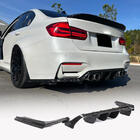 BMW 3 Serie F30/F31 2012–2019 Achterbumper diffuser V4 (voor F80, carbon) foto 9