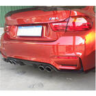 BMW 3 Serie F30/F31 2012–2019 Achterbumperdiffuser V3 (voor F80, carbon) foto 5