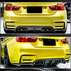 BMW 3 Serie F30/F31 2012–2019 Achterbumper diffuser V6 (voor F80, carbon) foto 5
