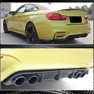 Achterbumper diffuser V8 (voor F80, carbon) BMW 3 Serie F30/F31 2012–2019 foto 4