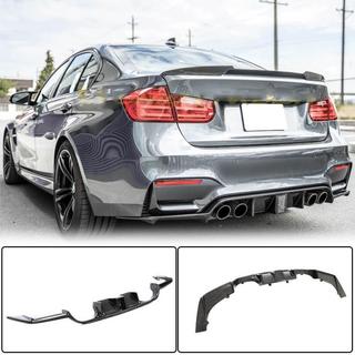 V12 achterbumper diffuser (voor F80, carbon) BMW 3 Serie F30/F31 2012–2019 foto 1
