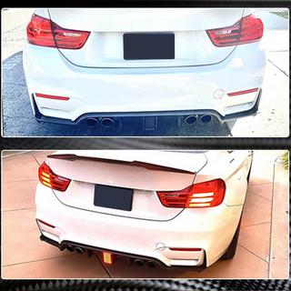 V12 achterbumper diffuser (voor F80, carbon) BMW 3 Serie F30/F31 2012–2019 foto 3